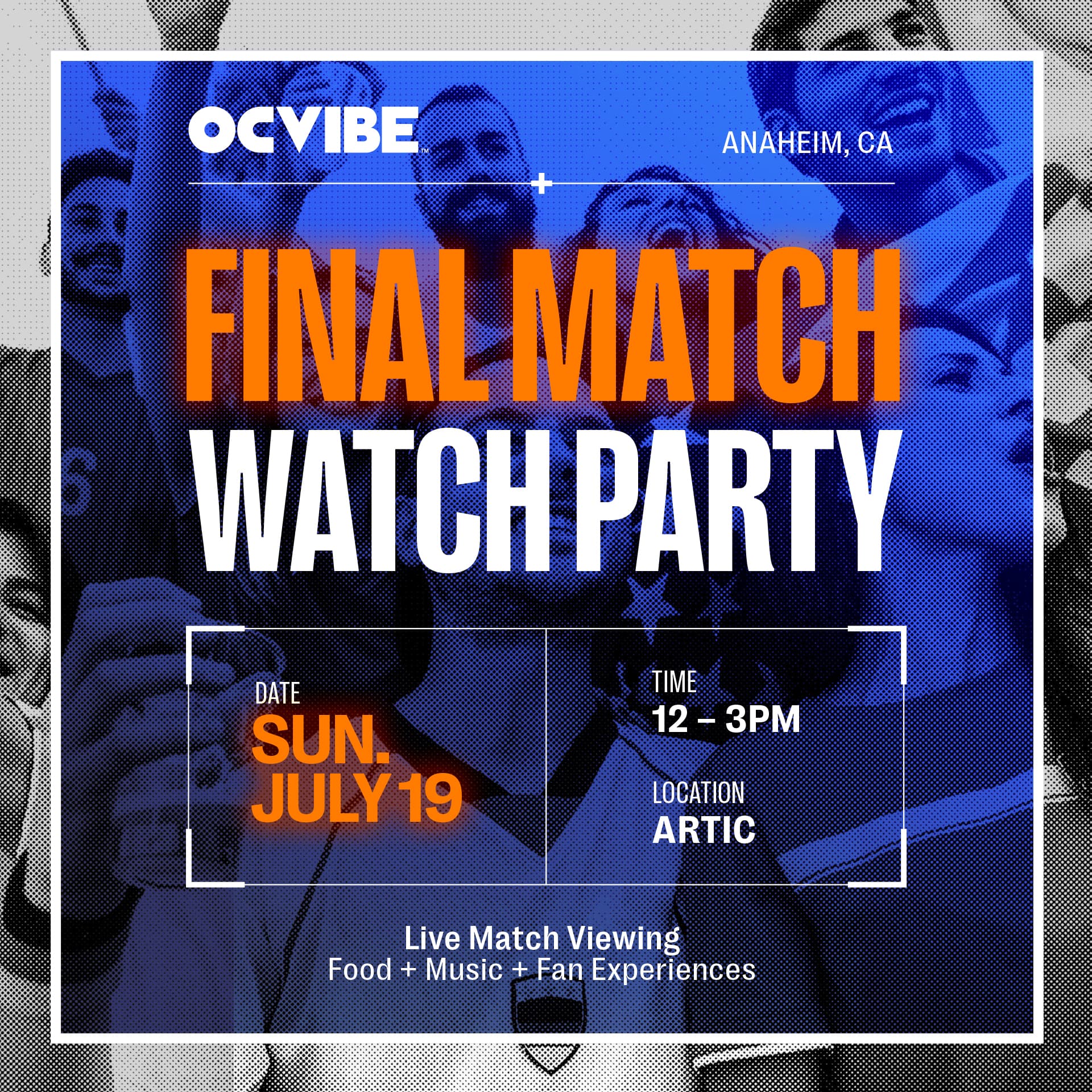 OCVIBE to Host Final Match Watch Party for a Live Screening of the FIFA World Cup 26™
