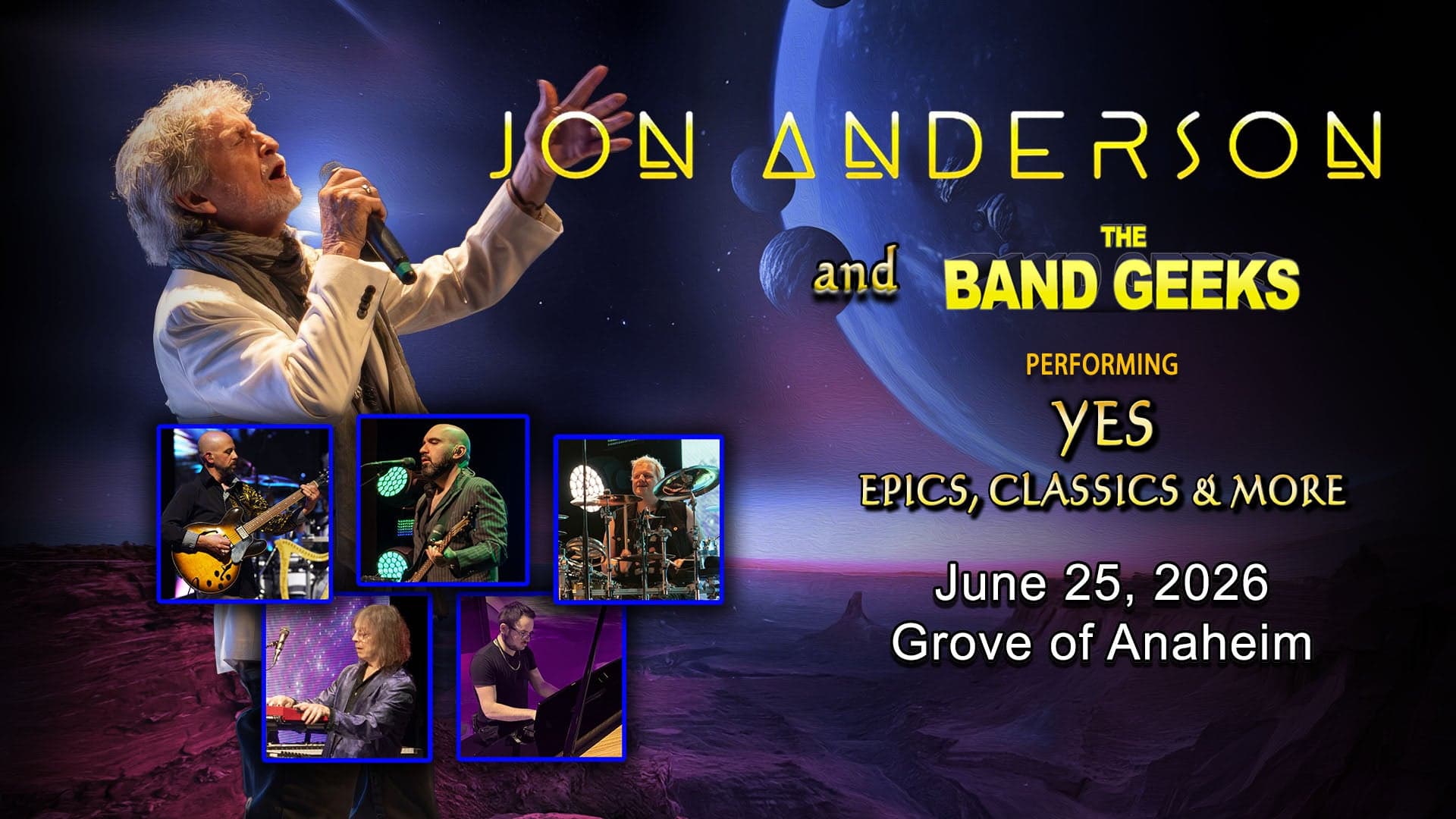 Hero image for Jon Anderson & The Band Geeks
