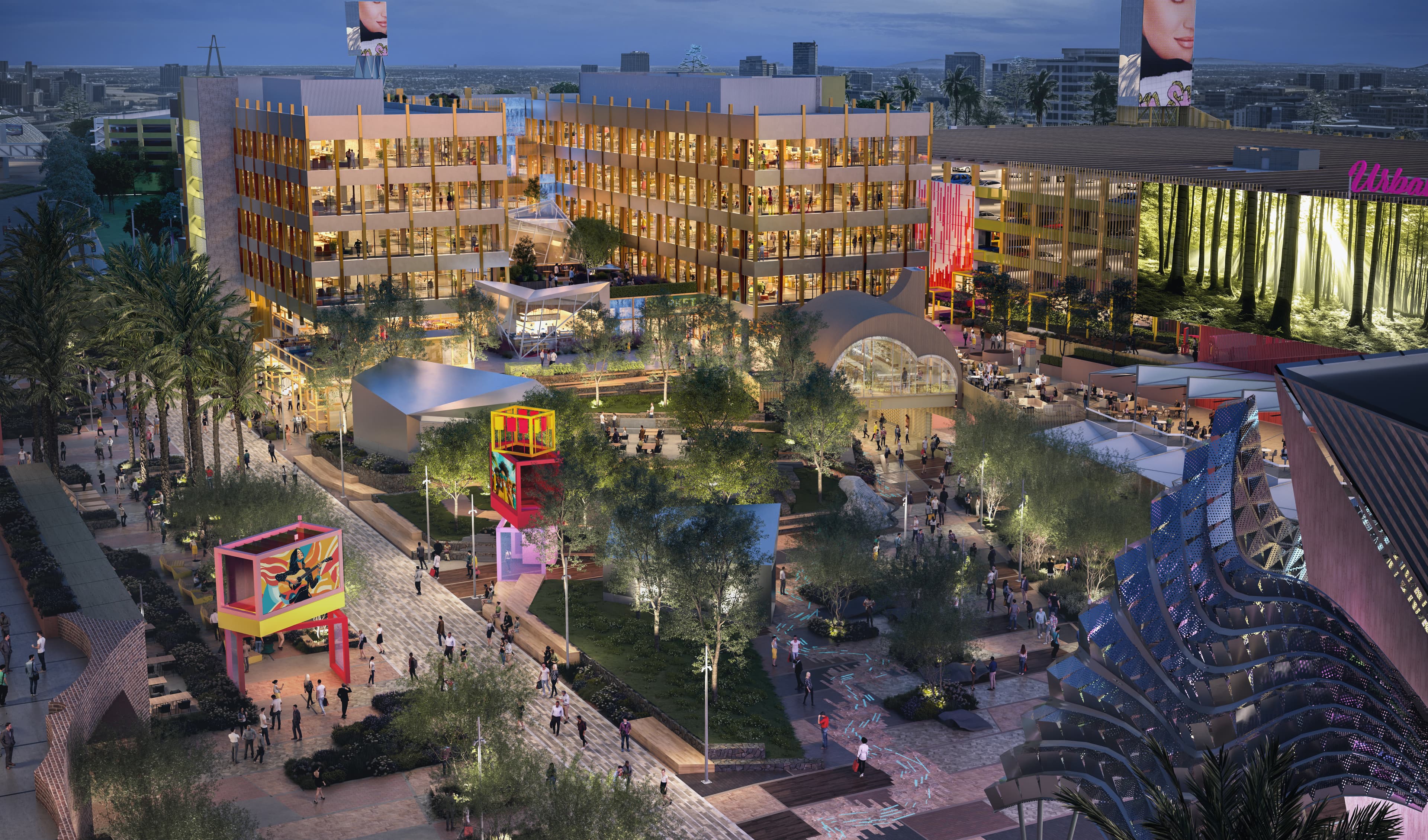 Hard hats and a movie at Samueli’s $5B OCVibe project
