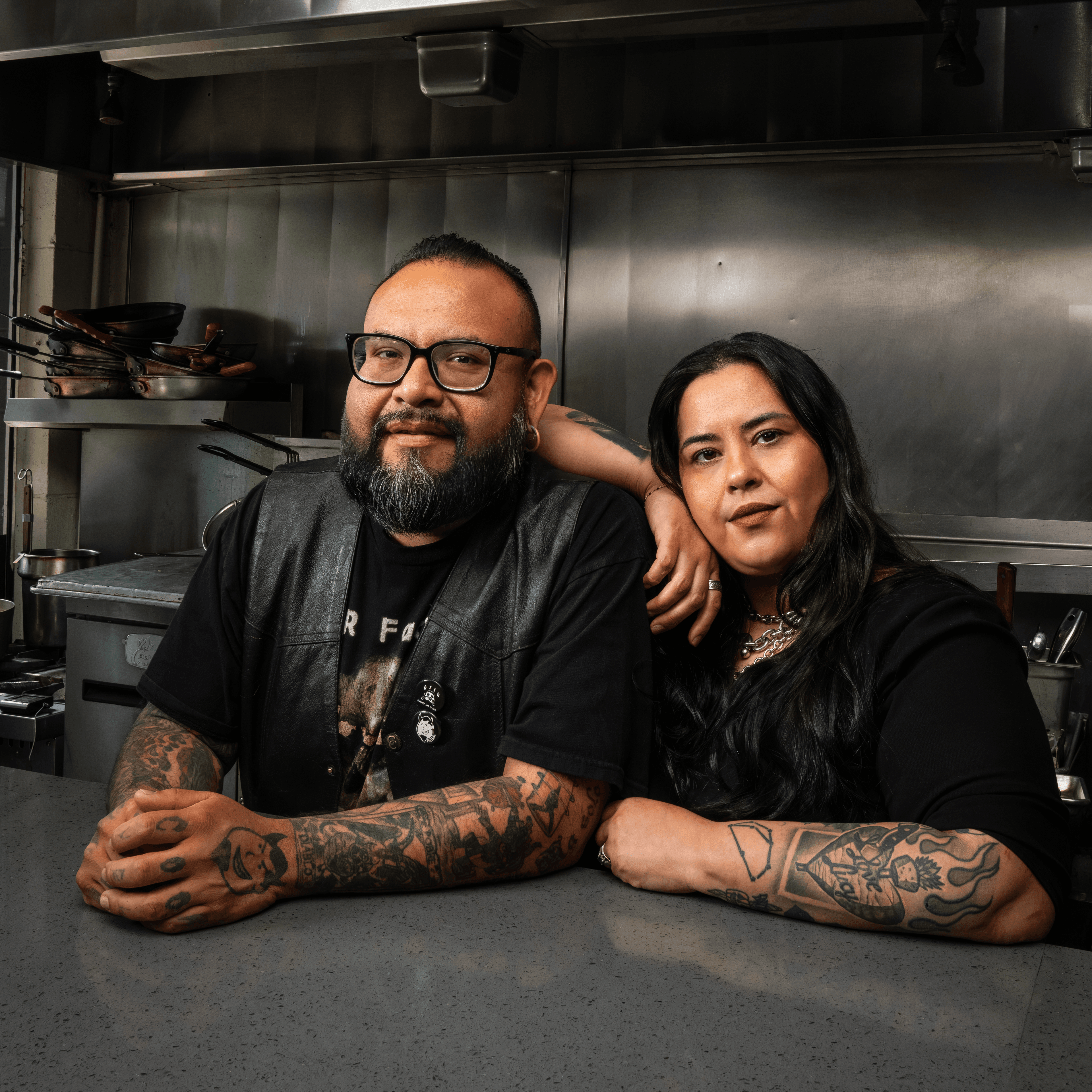 Alex “Pobre Diablo” Garcia and Elvia “La Bruja” Huerta
