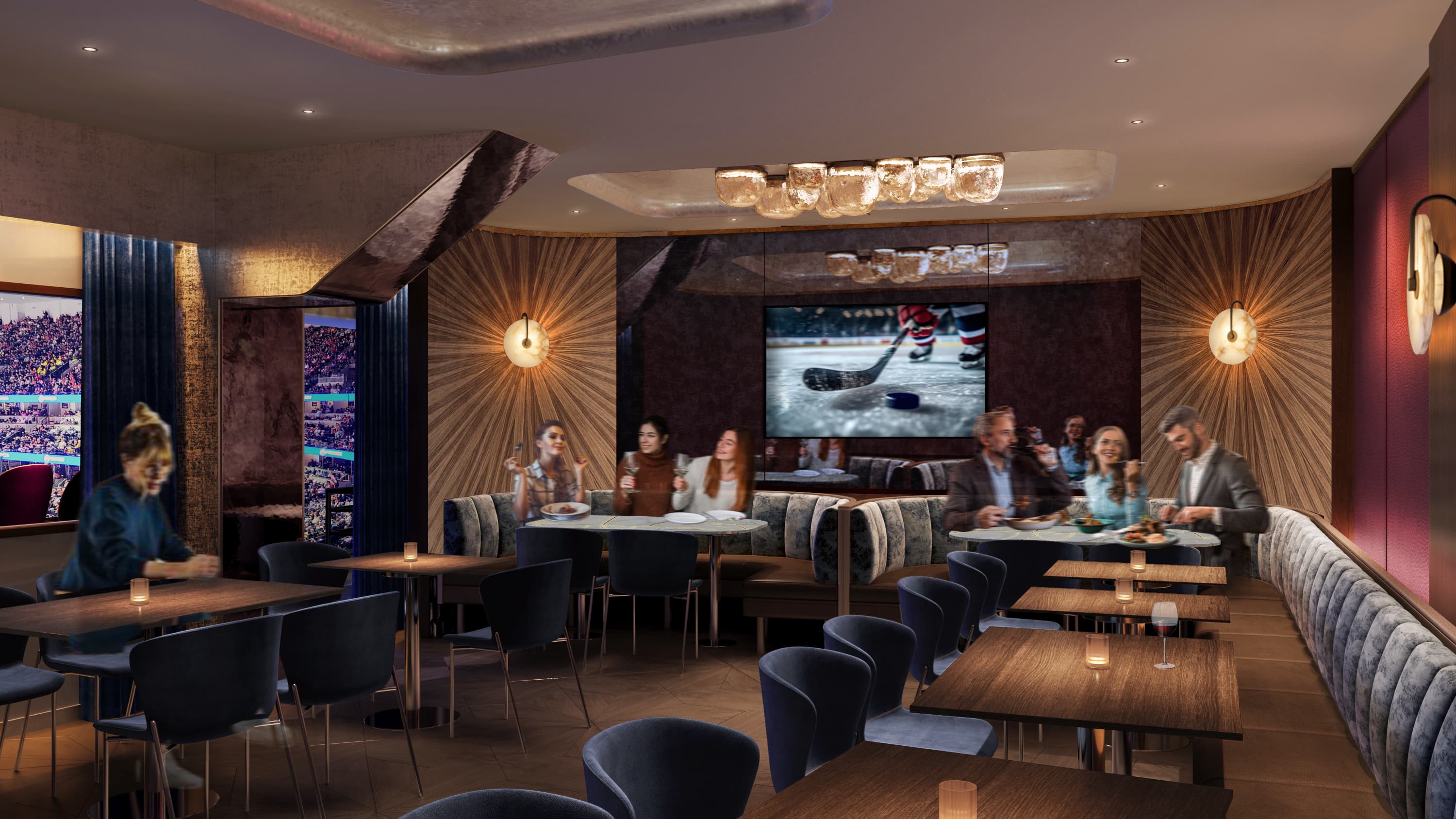 East Club Dining View